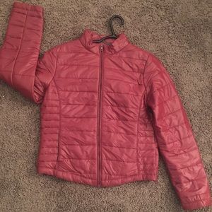 New no tags. Maroon jacket.